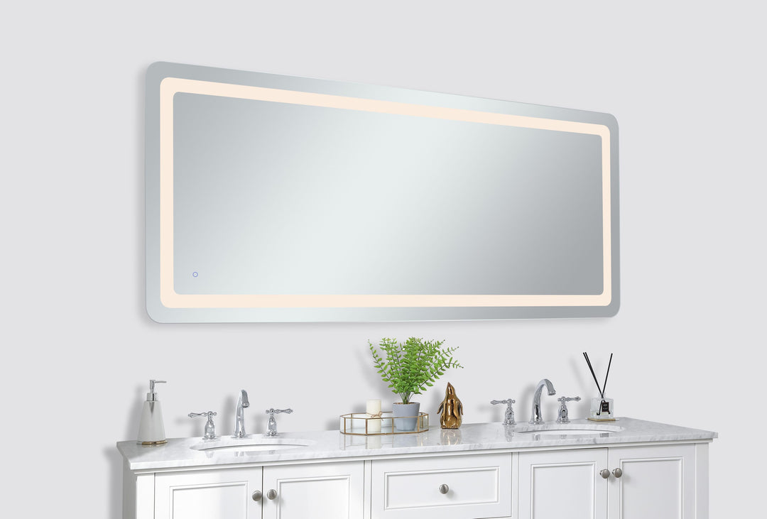Genesis Rectangle LED Mirror by Elegant - view 64