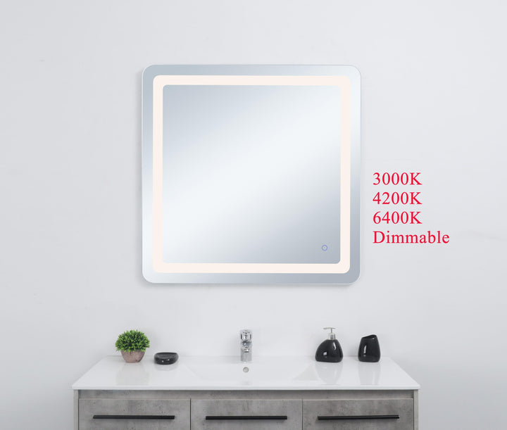 Genesis Rectangle LED Mirror by Elegant - view 68