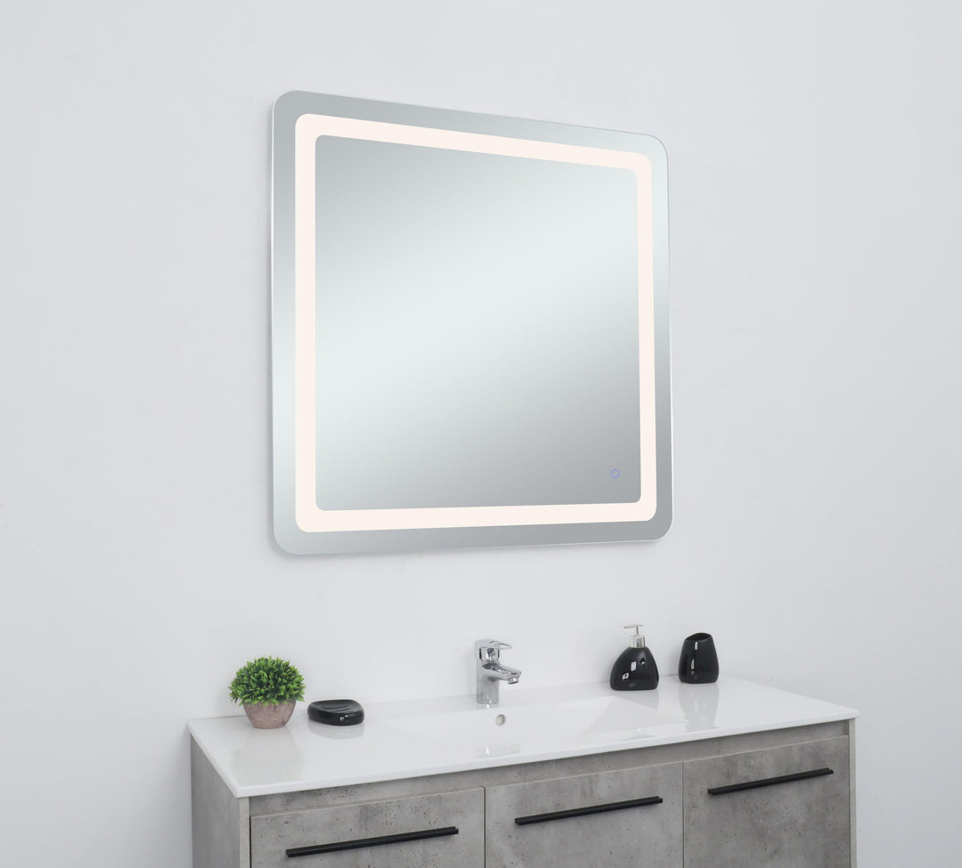 Genesis Rectangle LED Mirror by Elegant - view 69