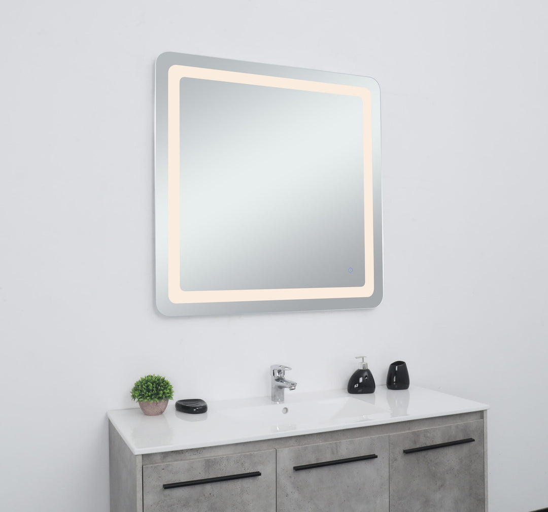 Genesis Rectangle LED Mirror by Elegant - view 70
