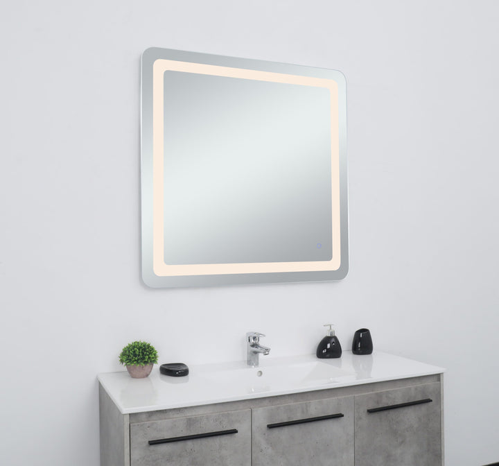 Genesis Rectangle LED Mirror by Elegant - view 70
