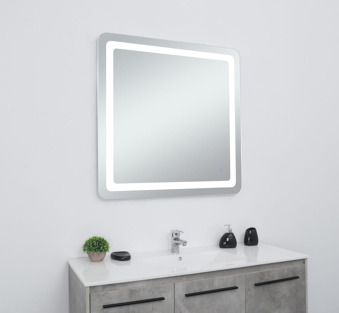 Genesis Rectangle LED Mirror by Elegant - view 71