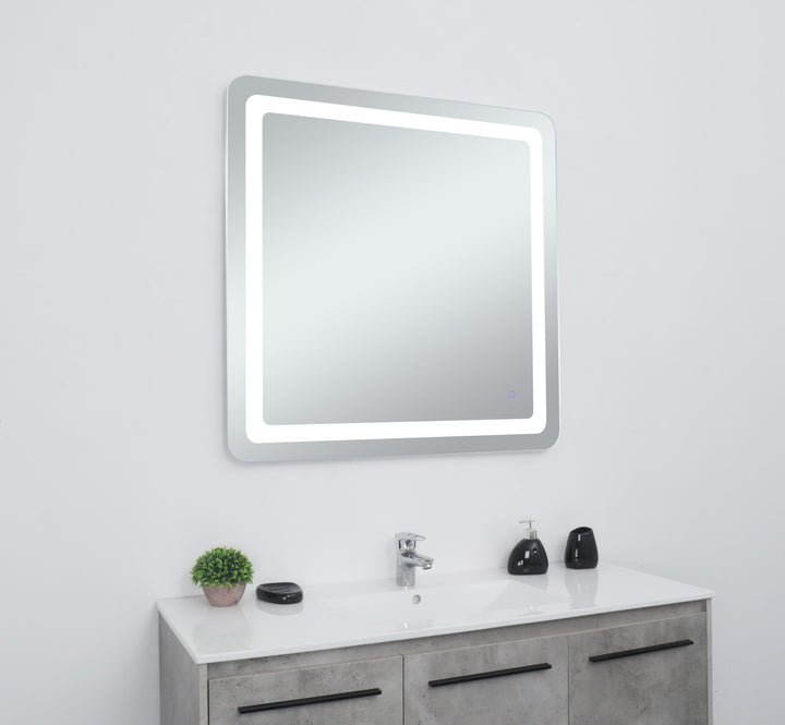 Genesis Rectangle LED Mirror by Elegant - view 71
