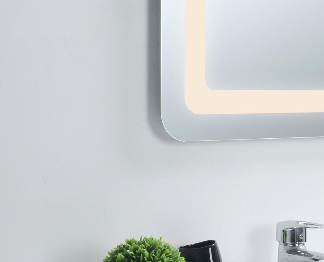 Genesis Rectangle LED Mirror by Elegant - view 72