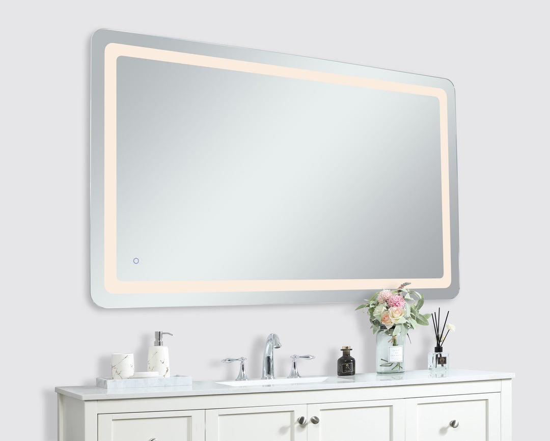 Genesis Rectangle LED Mirror by Elegant - view 76