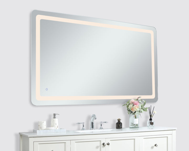 Genesis Rectangle LED Mirror by Elegant - view 76