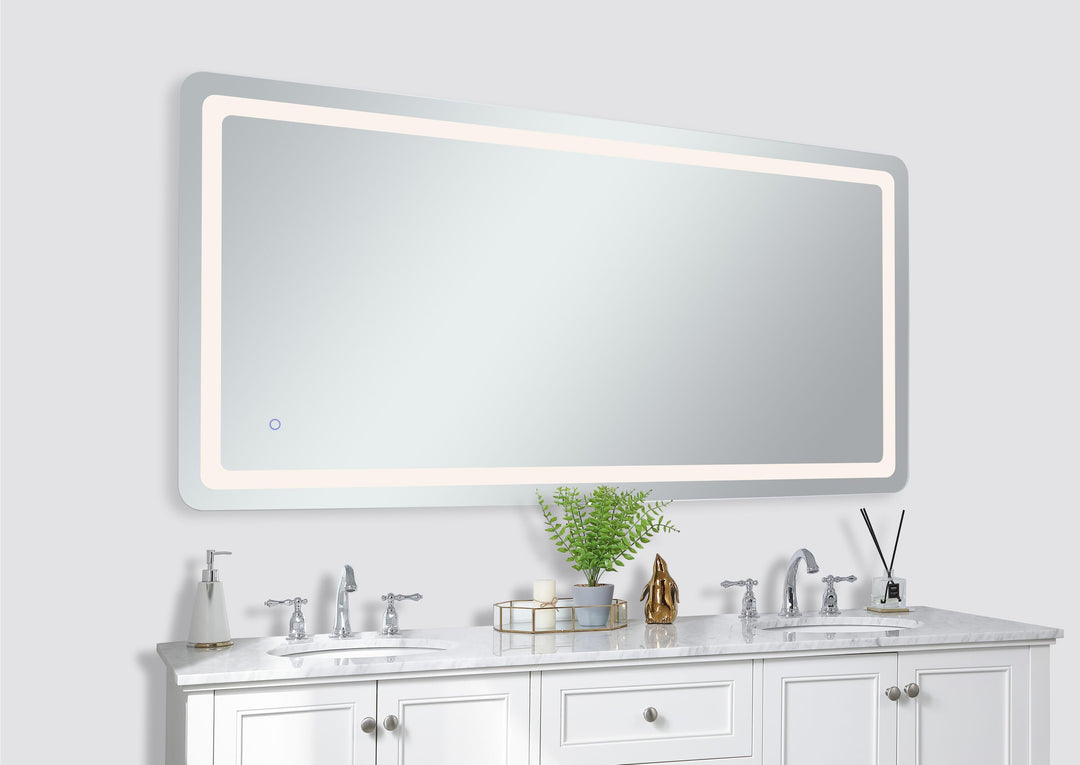 Genesis Rectangle LED Mirror by Elegant - view 81
