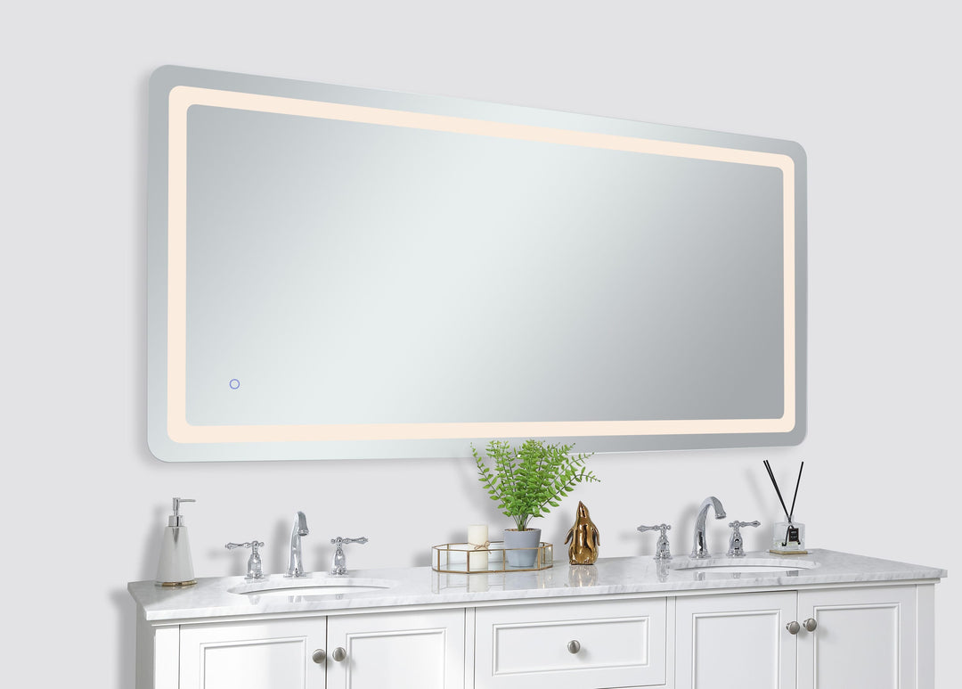 Genesis Rectangle LED Mirror by Elegant - view 82