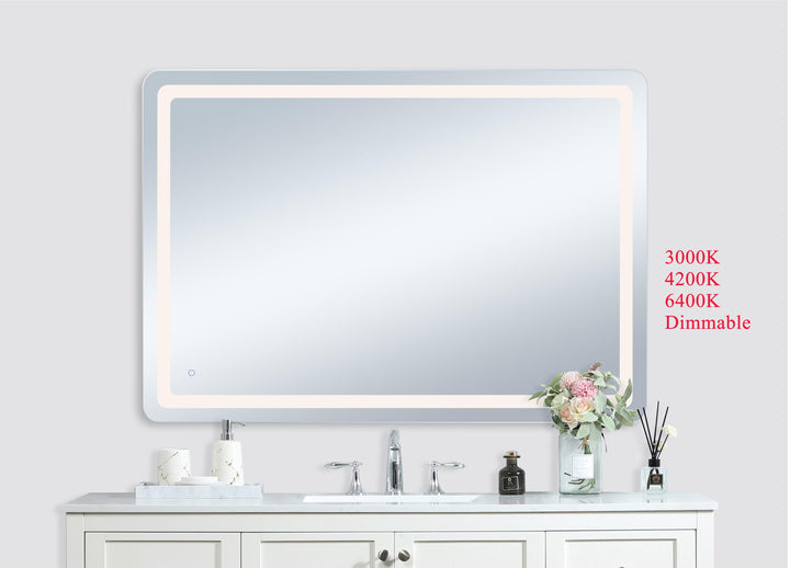 Genesis Rectangle LED Mirror by Elegant - view 86