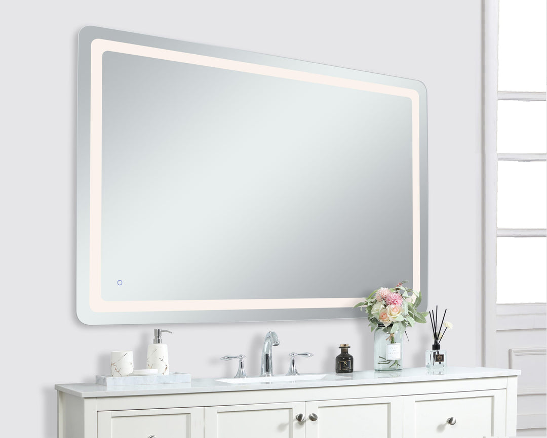 Genesis Rectangle LED Mirror by Elegant - view 87