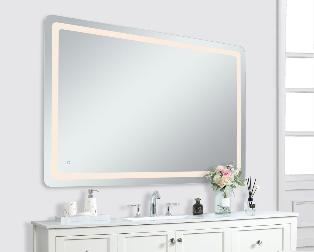 Genesis Rectangle LED Mirror by Elegant - view 88