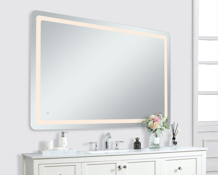 Genesis Rectangle LED Mirror by Elegant - view 88