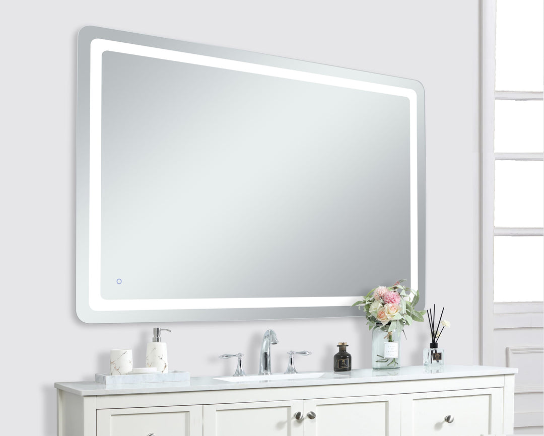 Genesis Rectangle LED Mirror by Elegant - view 89