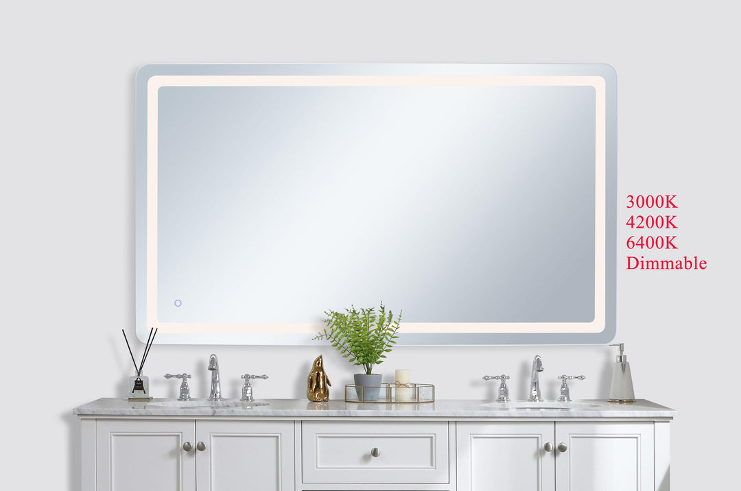 Genesis Rectangle LED Mirror by Elegant - view 92