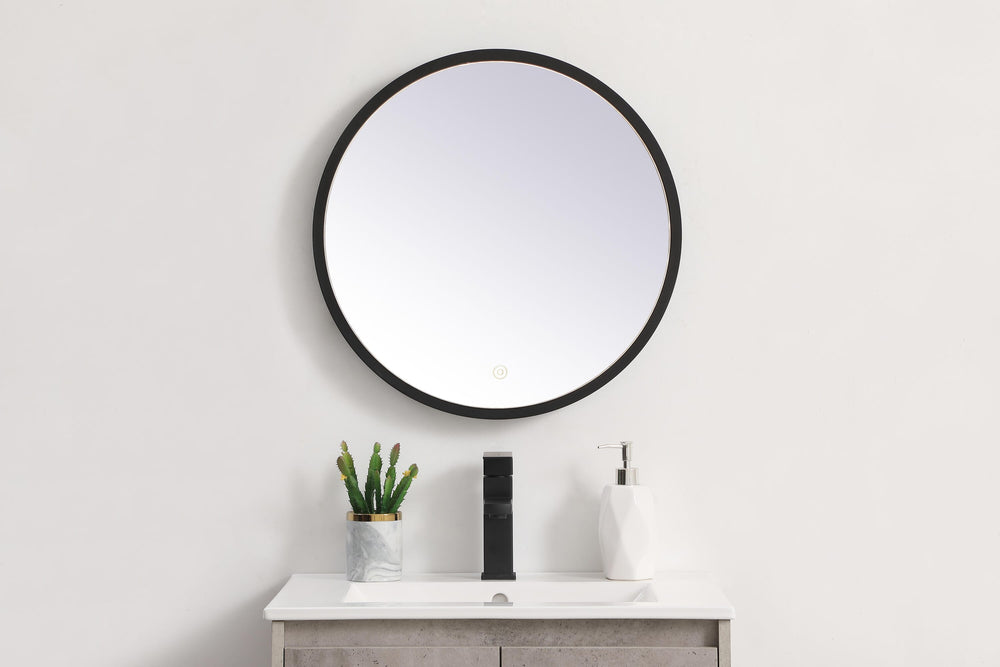 Pier Round LED Mirror by Elegant - view 2