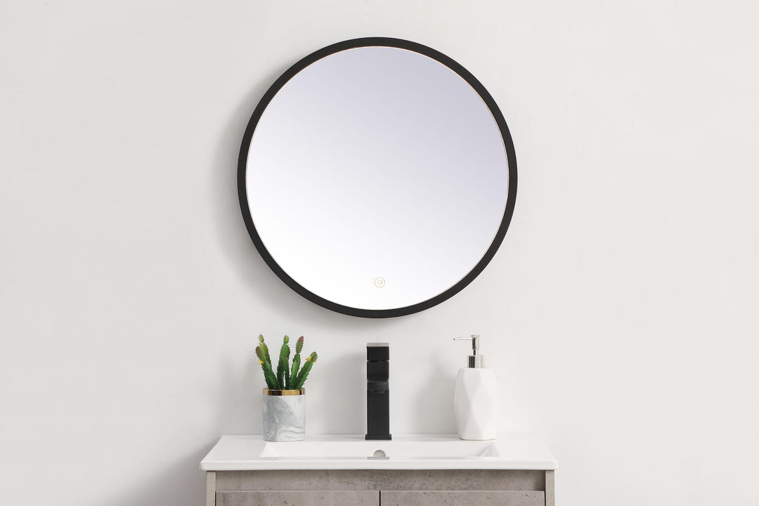Pier Round LED Mirror by Elegant - view 2