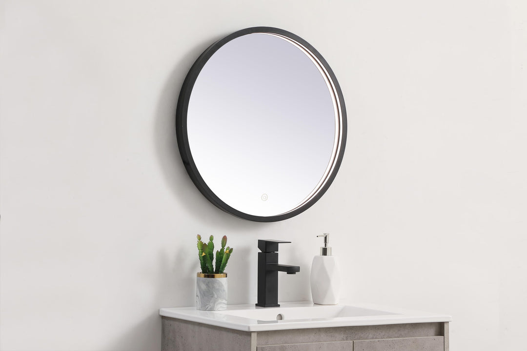 Pier Round LED Mirror by Elegant - view 4