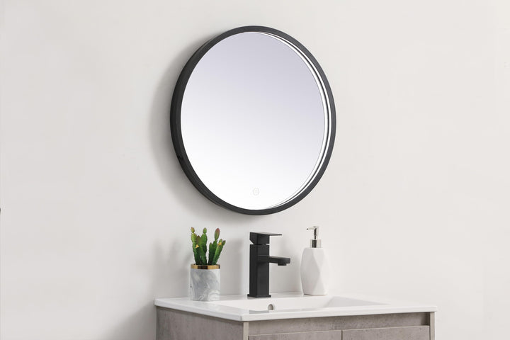 Pier Round LED Mirror by Elegant - view 5