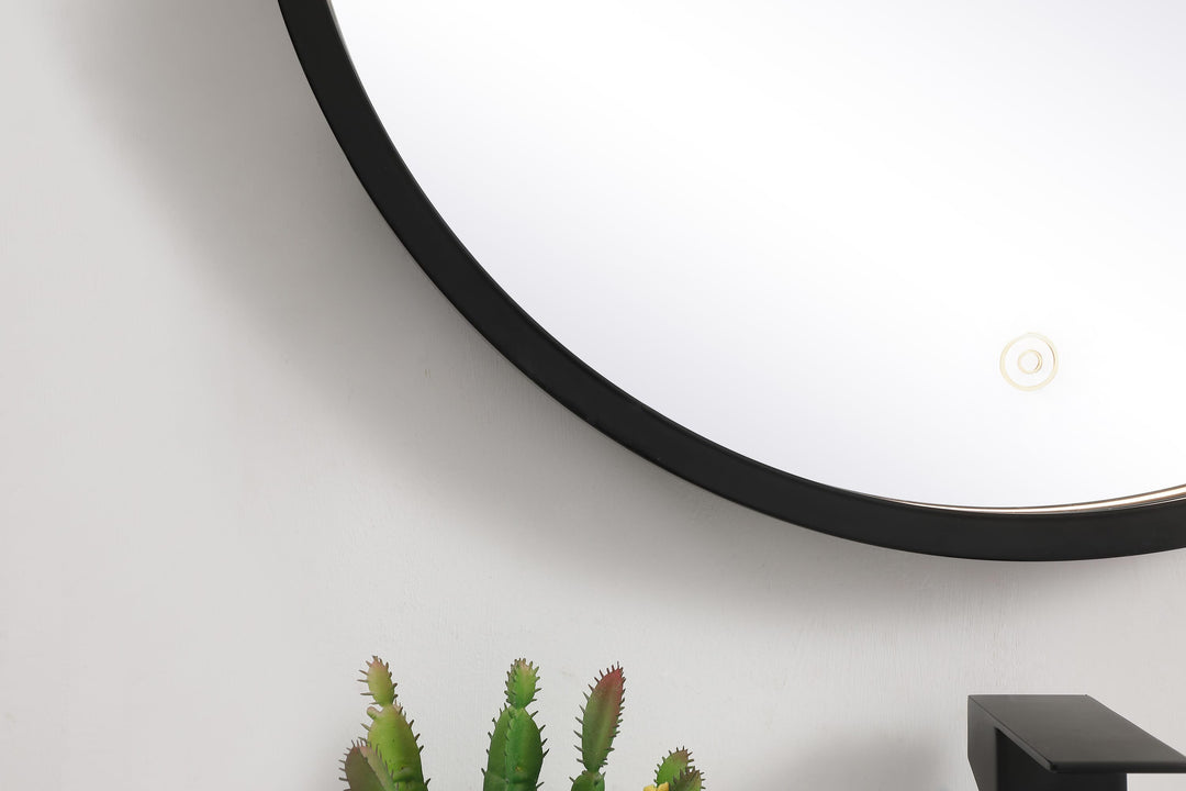 Pier Round LED Mirror by Elegant - view 6