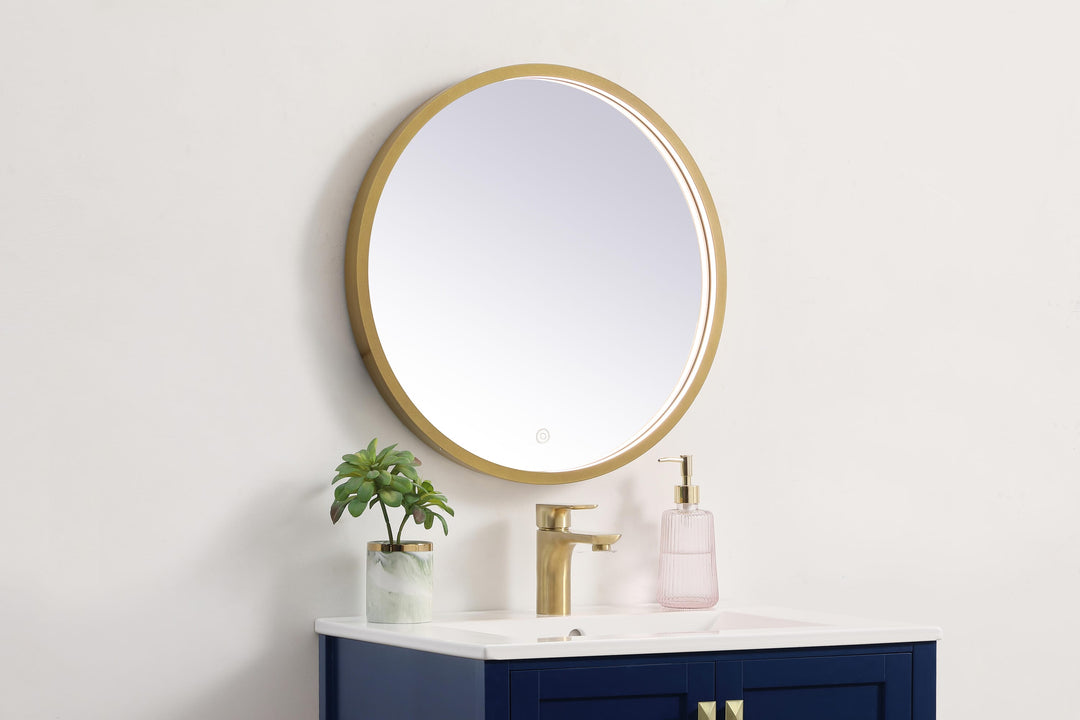 Pier Round LED Mirror by Elegant - view 10