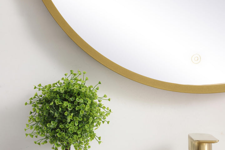 Pier Round LED Mirror by Elegant - view 36
