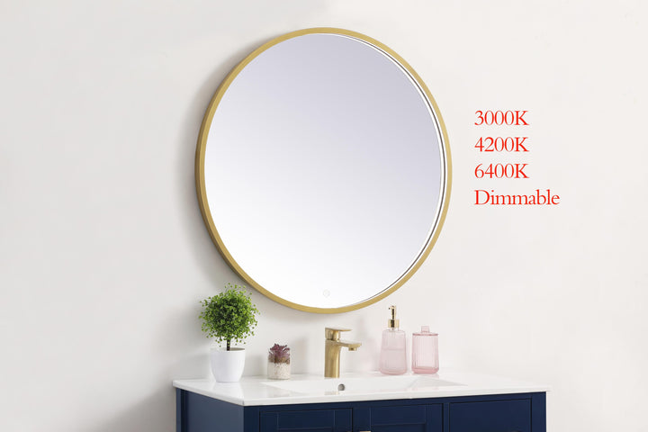 Pier Round LED Mirror by Elegant - view 45