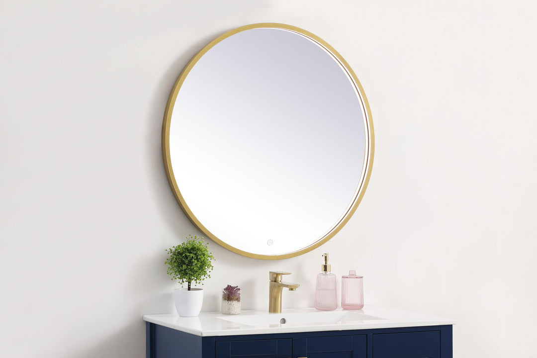 Pier Round LED Mirror by Elegant - view 46