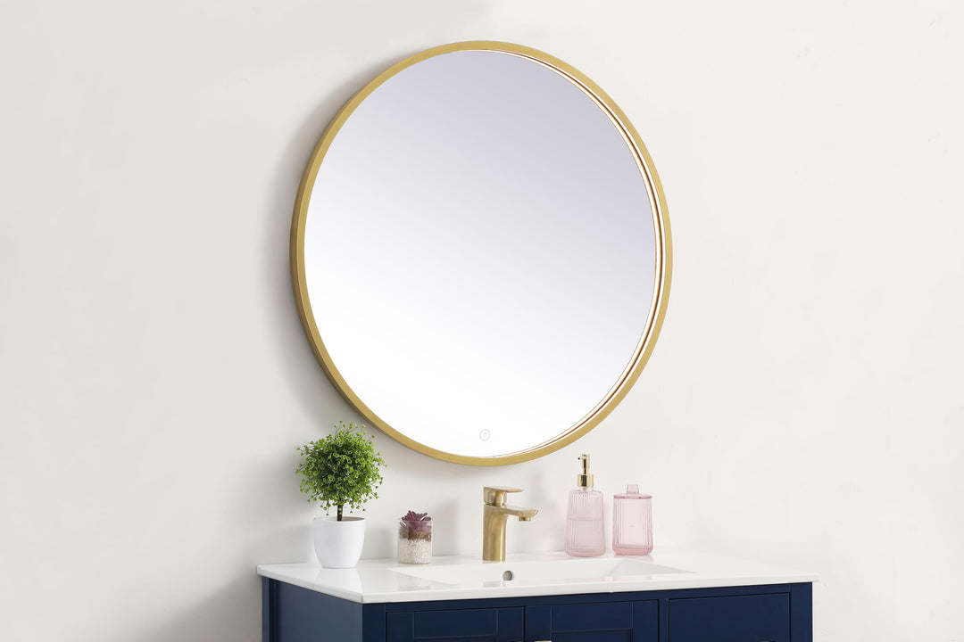 Pier Round LED Mirror by Elegant - view 47
