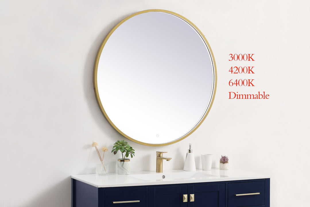 Pier Round LED Mirror by Elegant - view 57