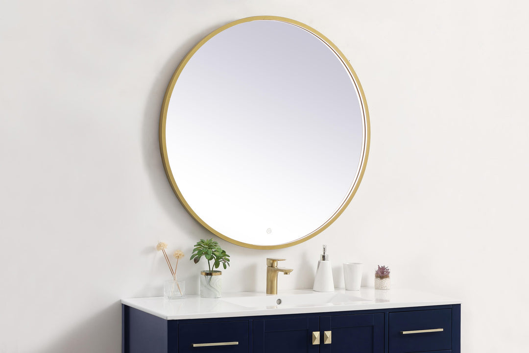 Pier Round LED Mirror by Elegant - view 58