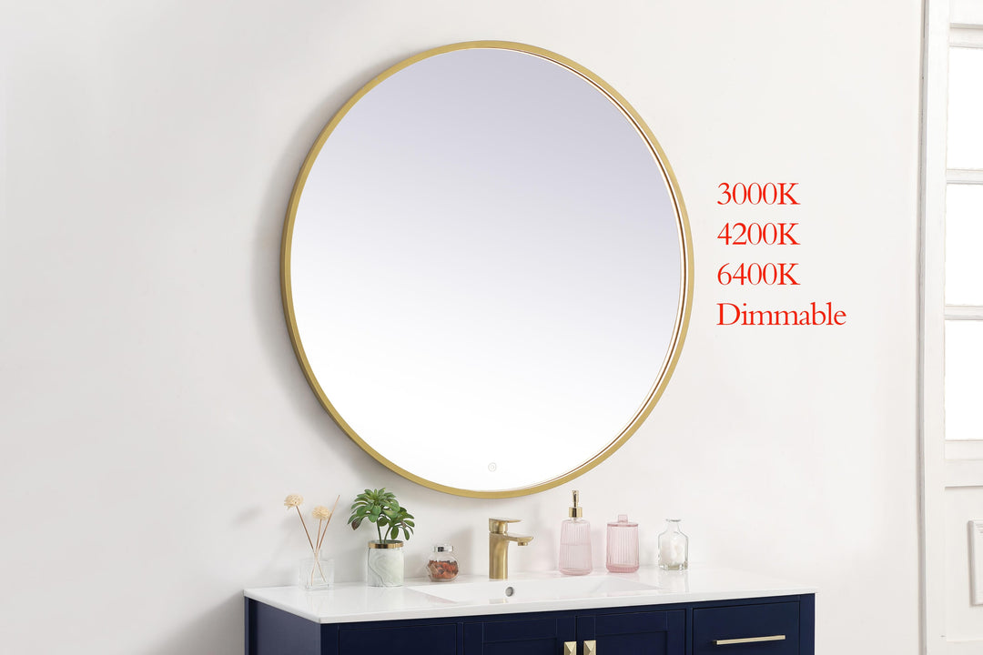 Pier Round LED Mirror by Elegant - view 82