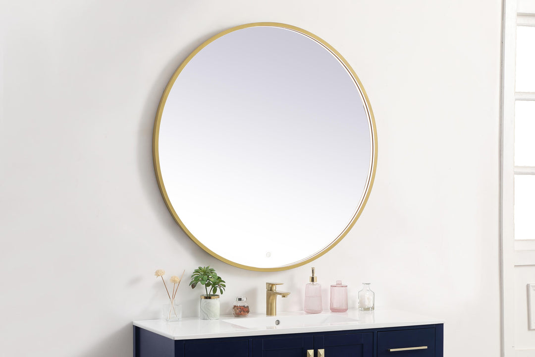 Pier Round LED Mirror by Elegant - view 84