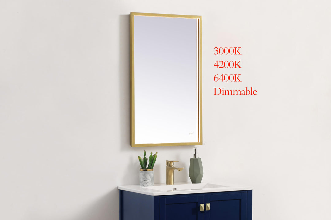 Pier Rectangle LED Mirror by Elegant - view 9