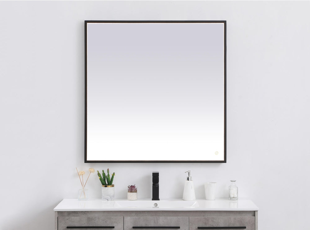 Pier Square LED Mirror by Elegant - view 2