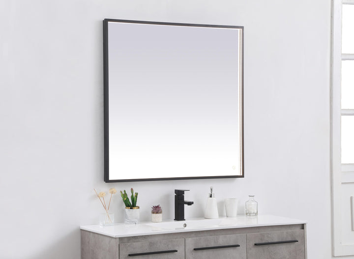 Pier Square LED Mirror by Elegant - view 4