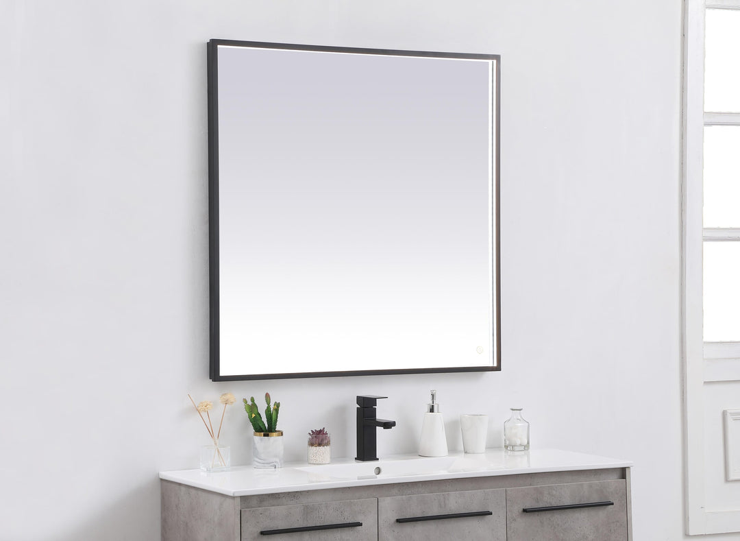Pier Square LED Mirror by Elegant - view 5