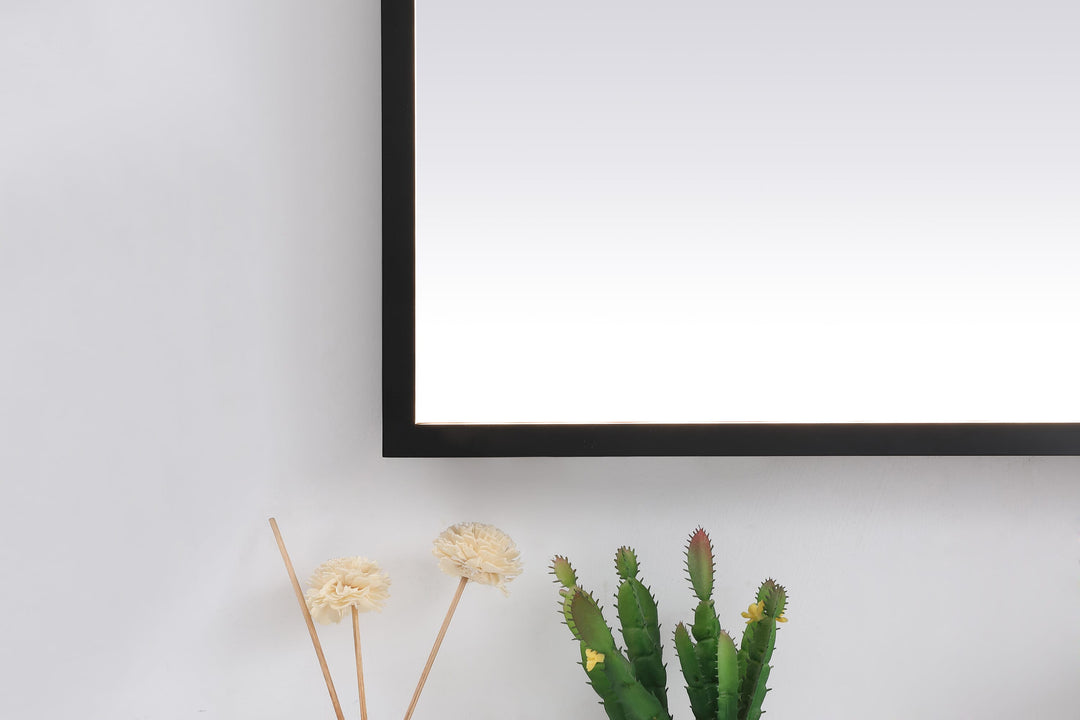 Pier Square LED Mirror by Elegant - view 6