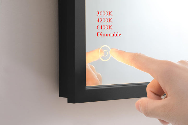 Pier Square LED Mirror by Elegant - view 10