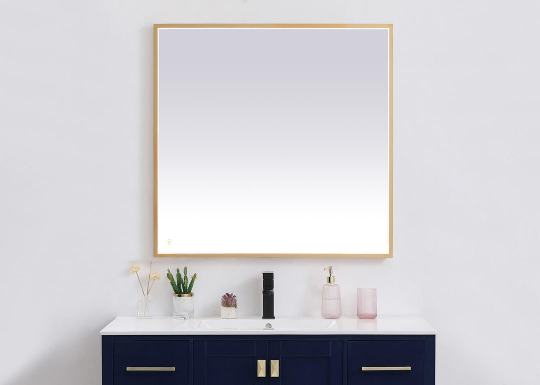 Pier Square LED Mirror by Elegant - view 12
