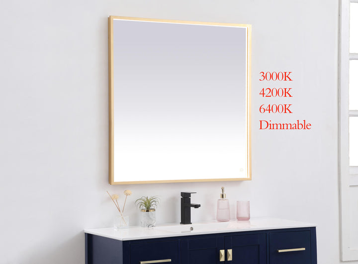 Pier Square LED Mirror by Elegant - view 13