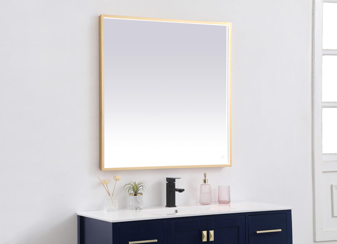 Pier Square LED Mirror by Elegant - view 15