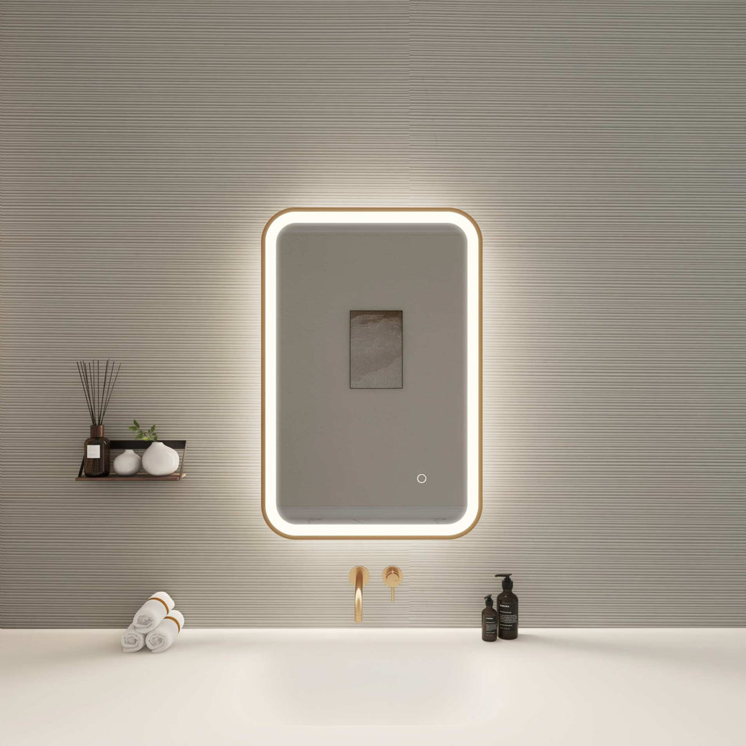 Framed LED Round Mirror II by Elegant - view 8