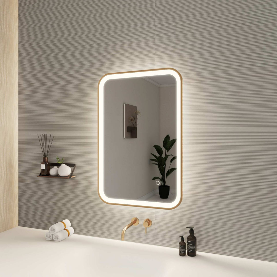 Framed LED Round Mirror II by Elegant - view 9