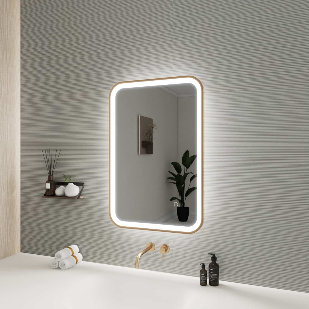 Framed LED Round Mirror II by Elegant - view 10