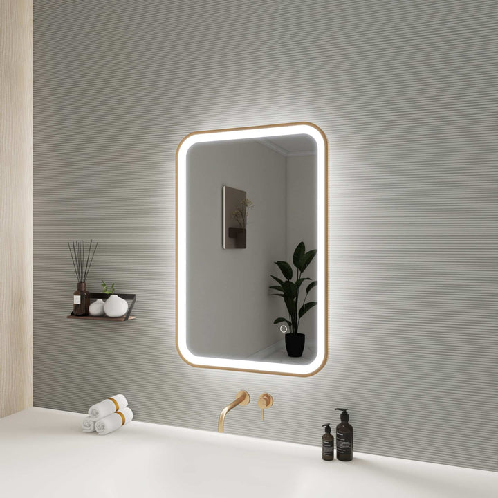 Framed LED Round Mirror II by Elegant - view 10