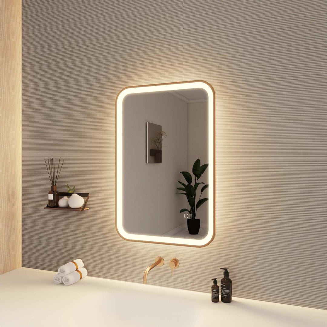 Framed LED Round Mirror II by Elegant - view 11