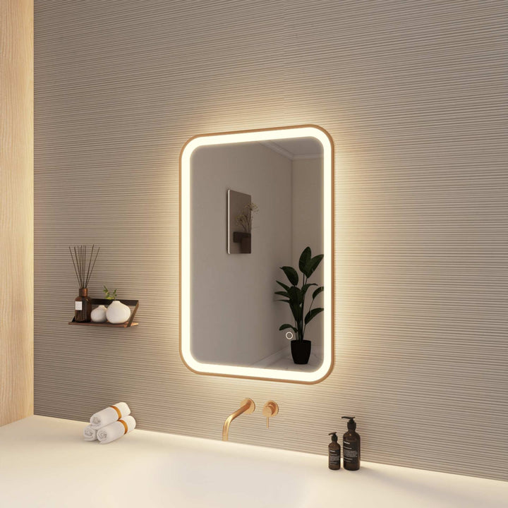 Framed LED Round Mirror II by Elegant - view 11