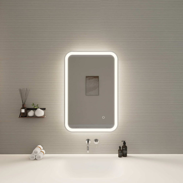 Framed LED Round Mirror II by Elegant - view 14