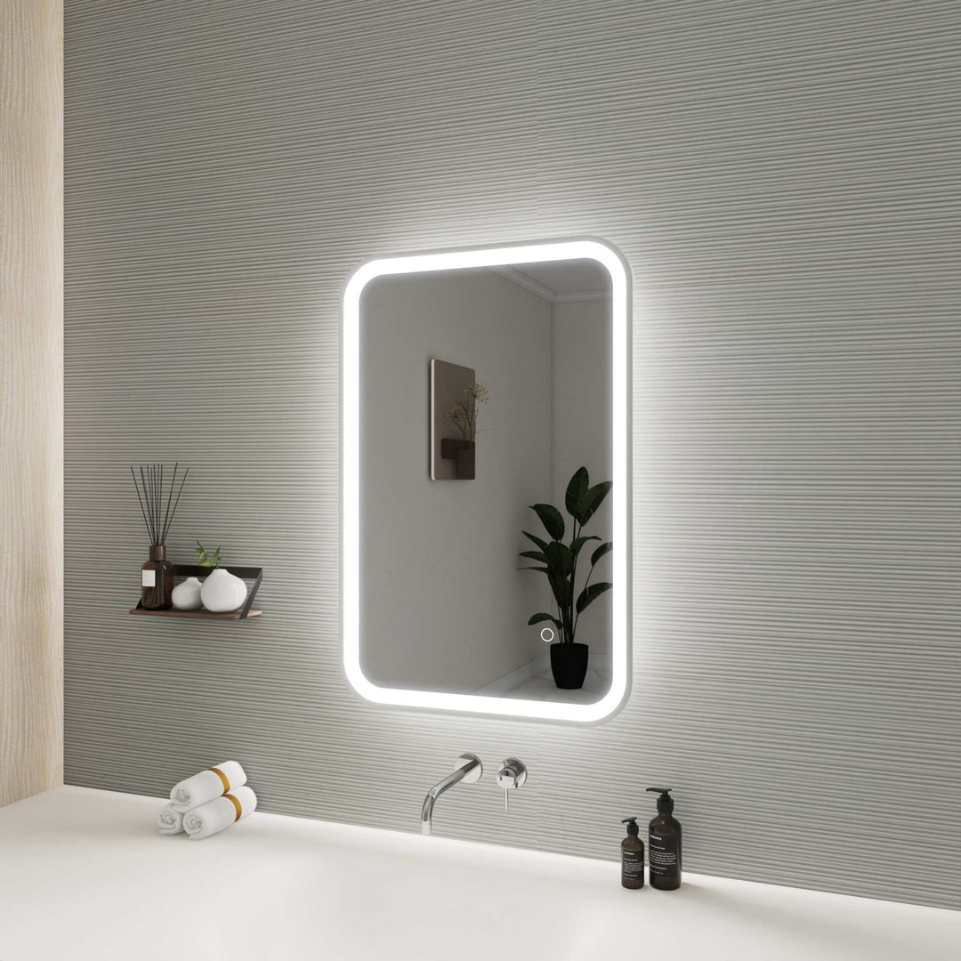 Framed LED Round Mirror II by Elegant - view 16