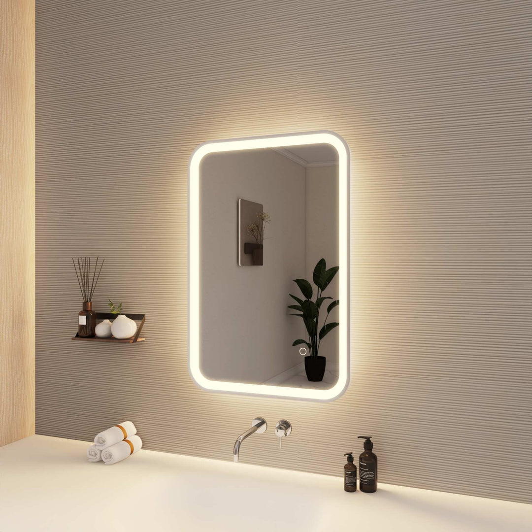 Framed LED Round Mirror II by Elegant - view 17